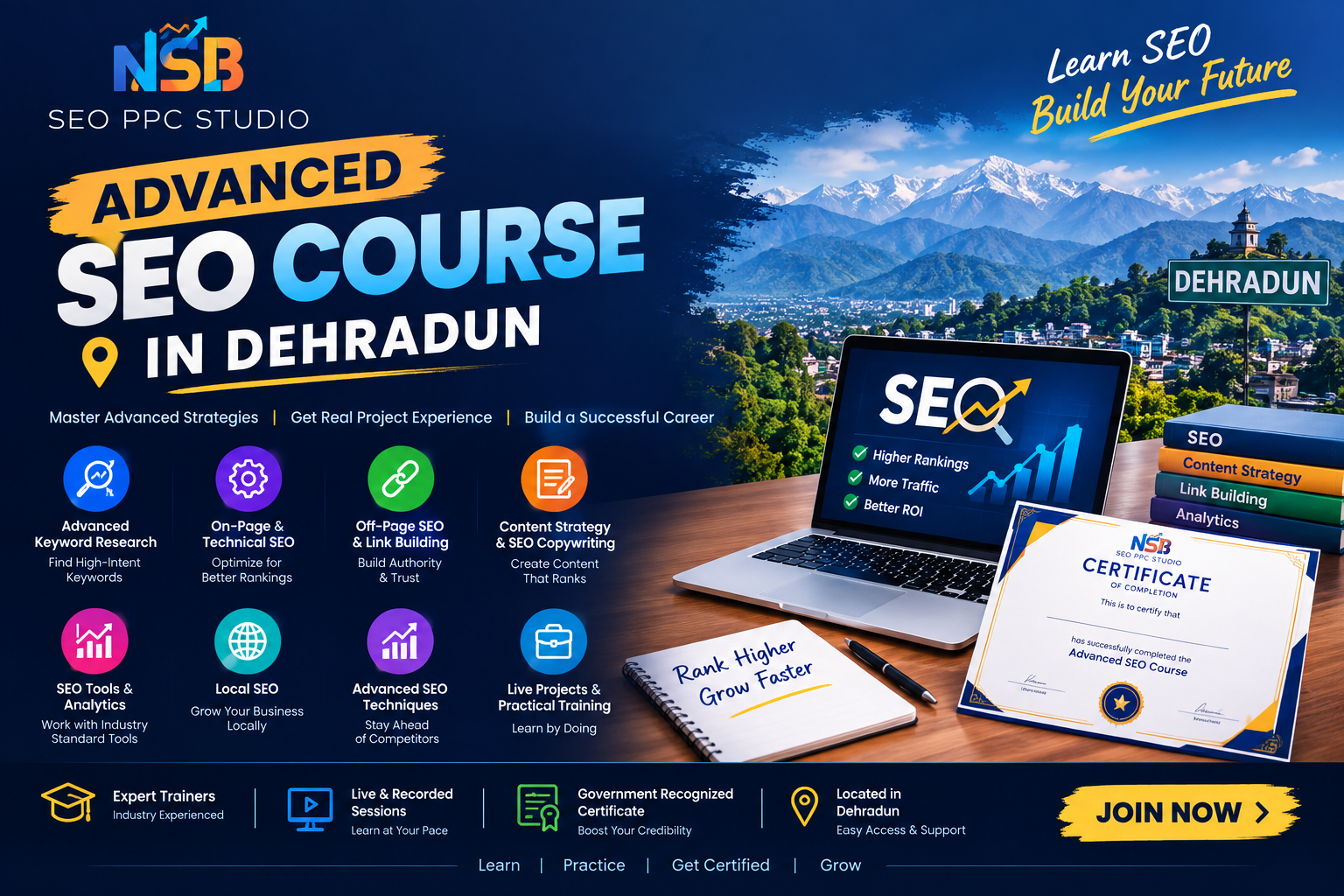 Advanced SEO Course in Dehradun with Certification