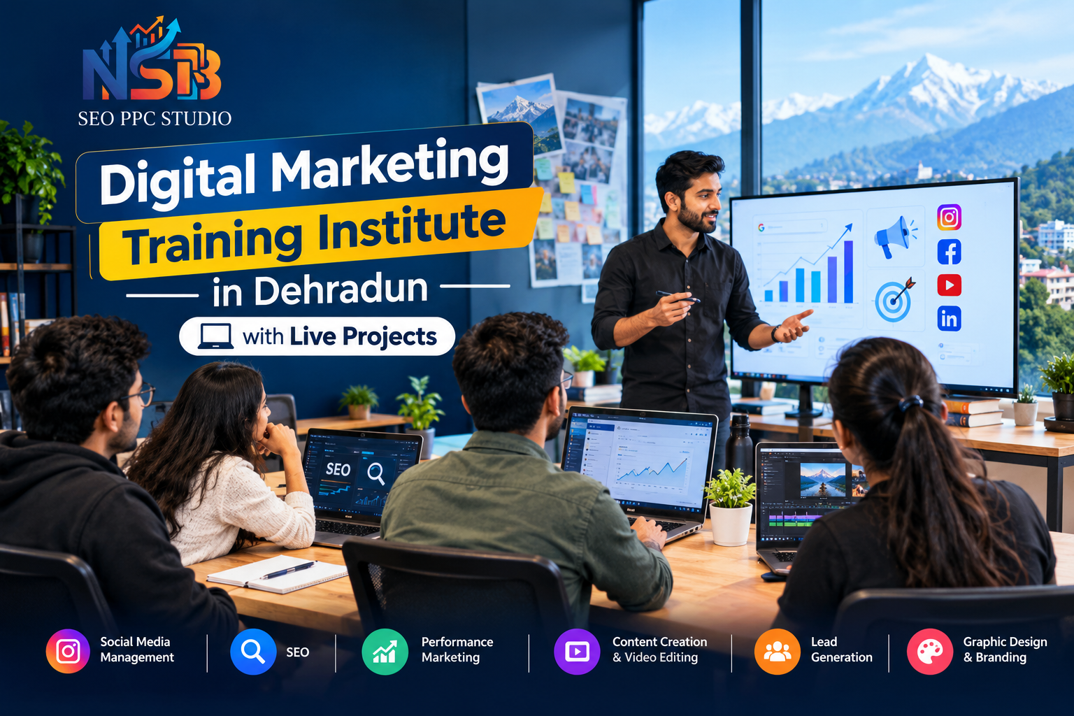 Digital Marketing Training Institute in Dehradun with Live Projects